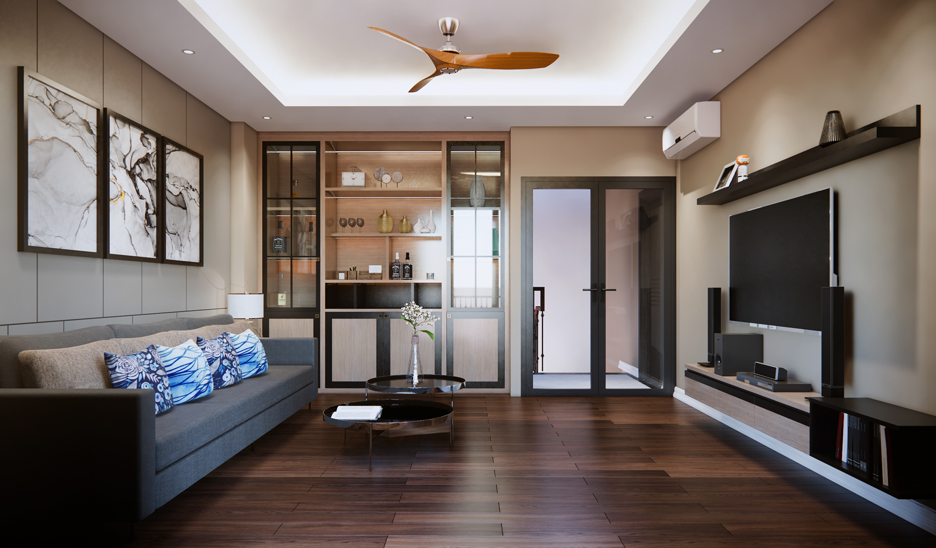 LIVING ROOM & BED ROOM 设计丨THANH CHUONG-5