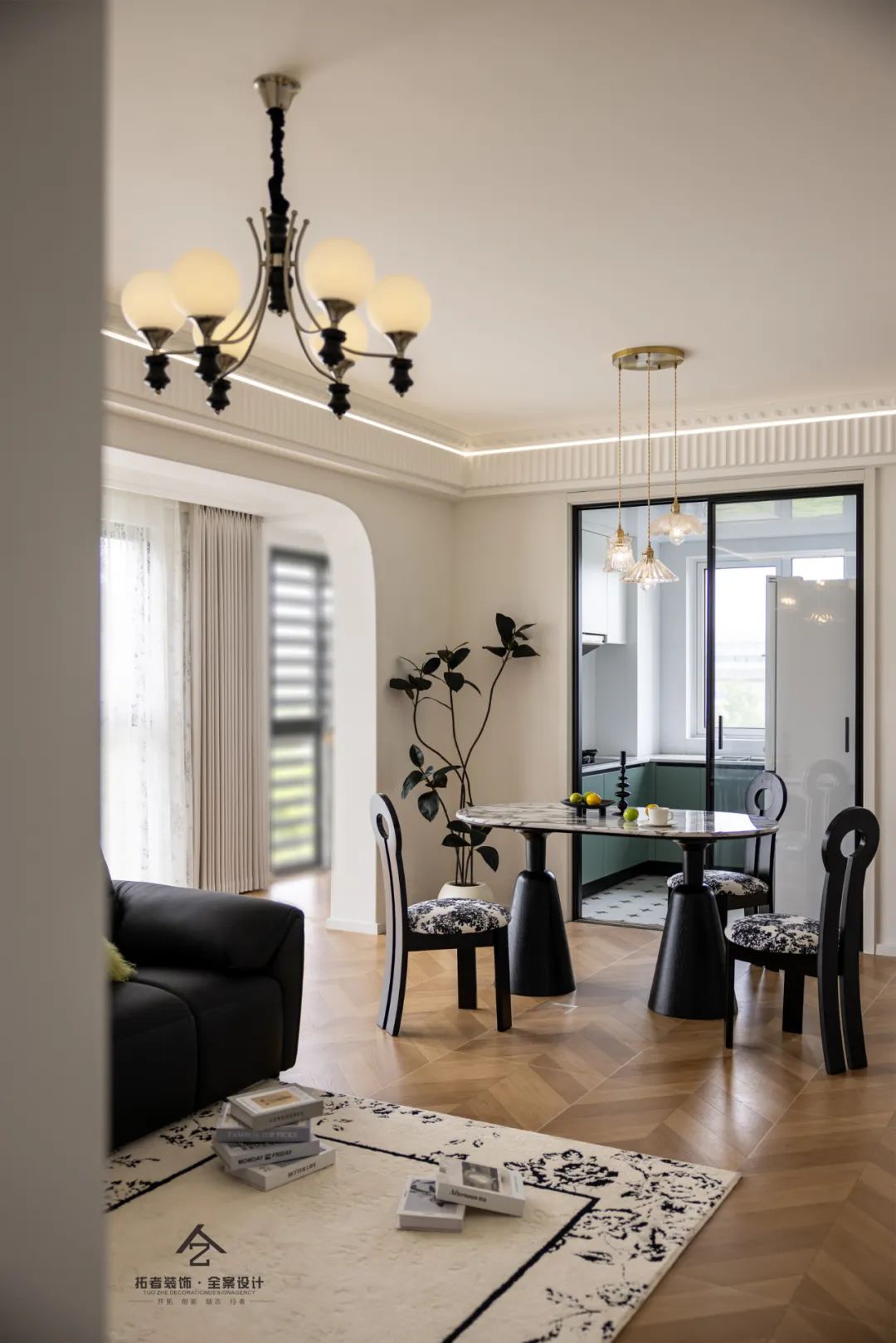 装饰.全案设计|现代小法式的宁静力量-36