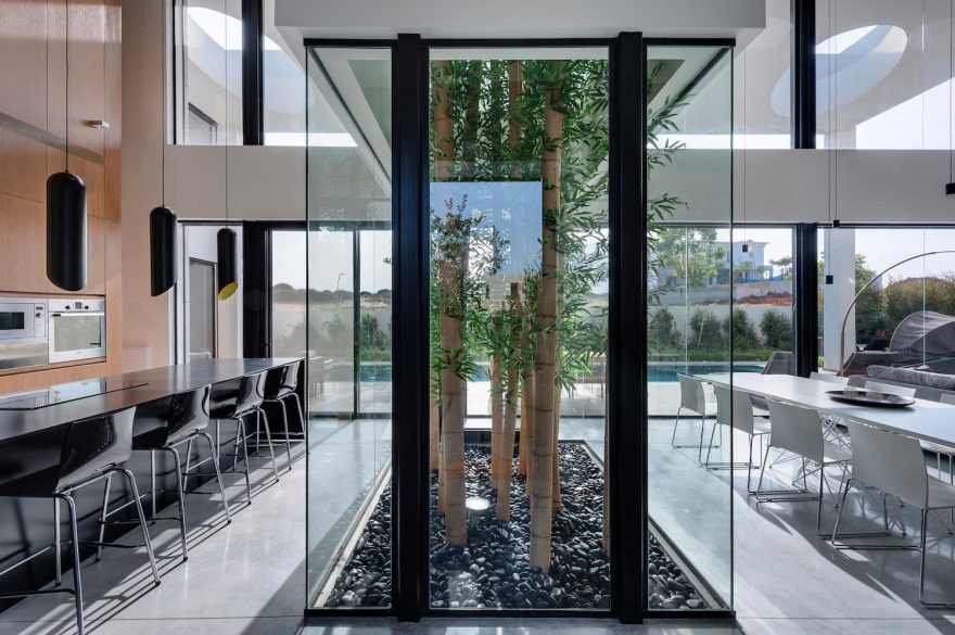 色彩对比下的现代绿洲——以色列凯撒利亚住宅设计-23