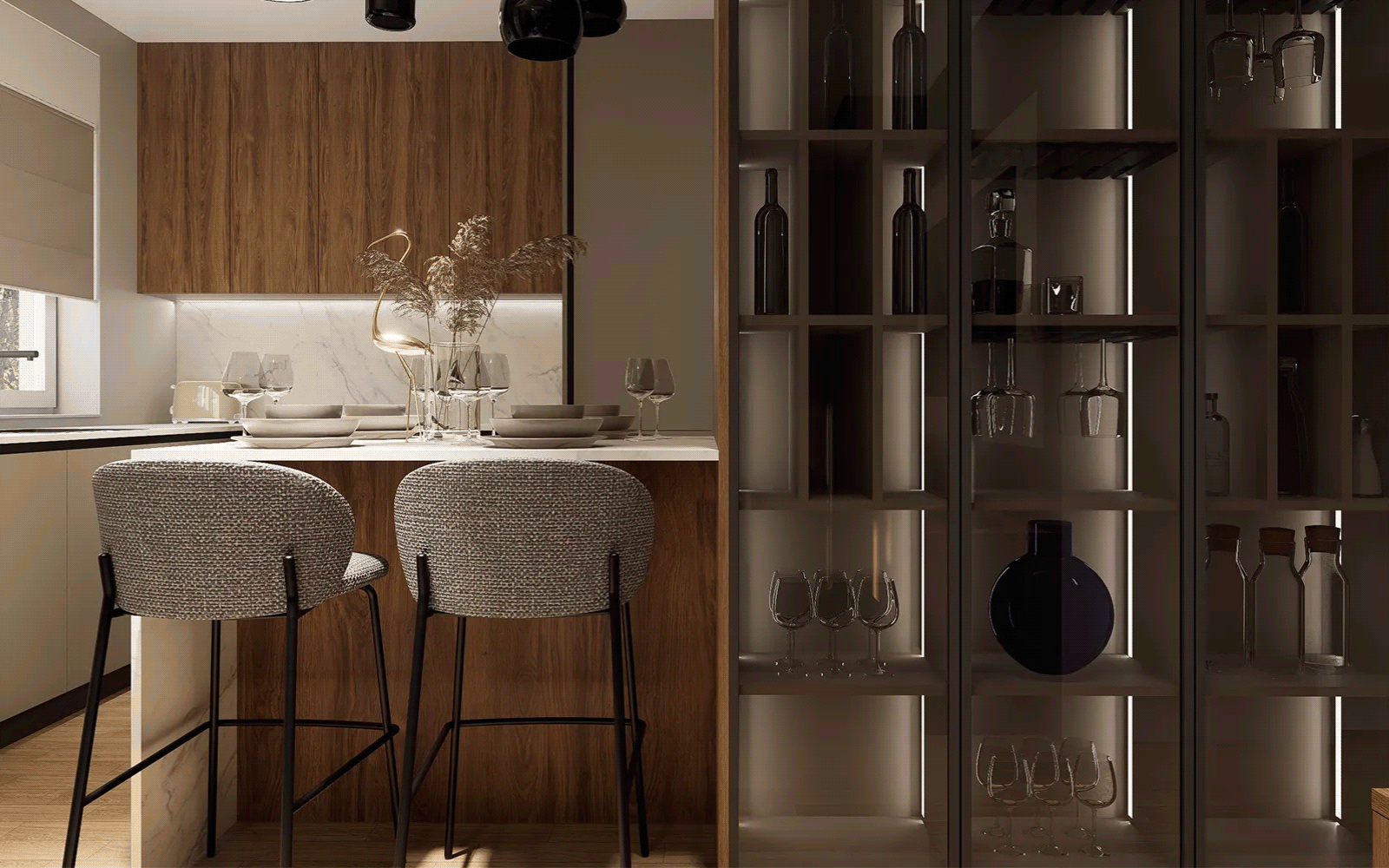 静谧奢华室内设计丨克罗地亚萨格勒布丨M1st Design-14