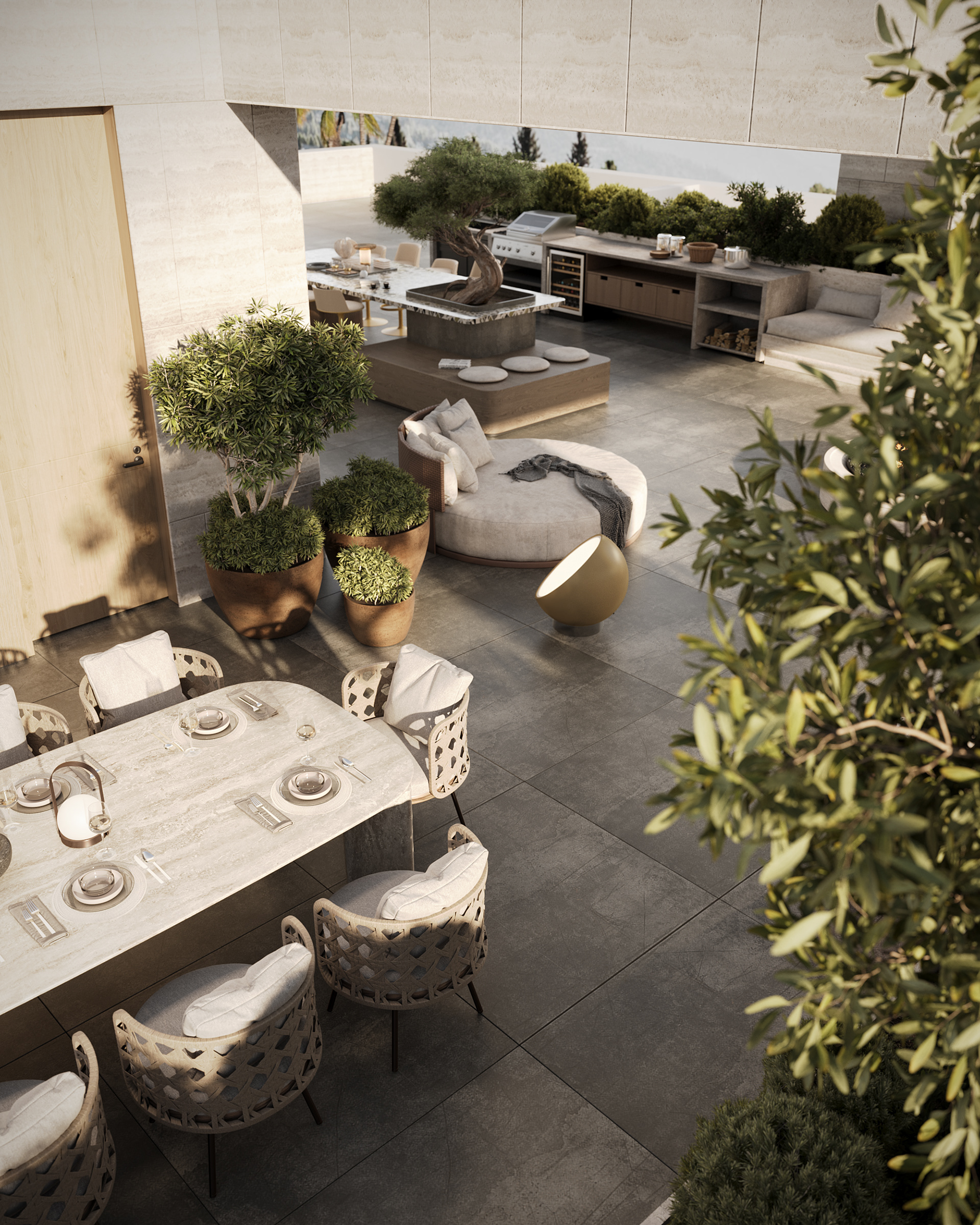 ROOF TERRACE屋顶露台设计丨Kubic Design Studio-7