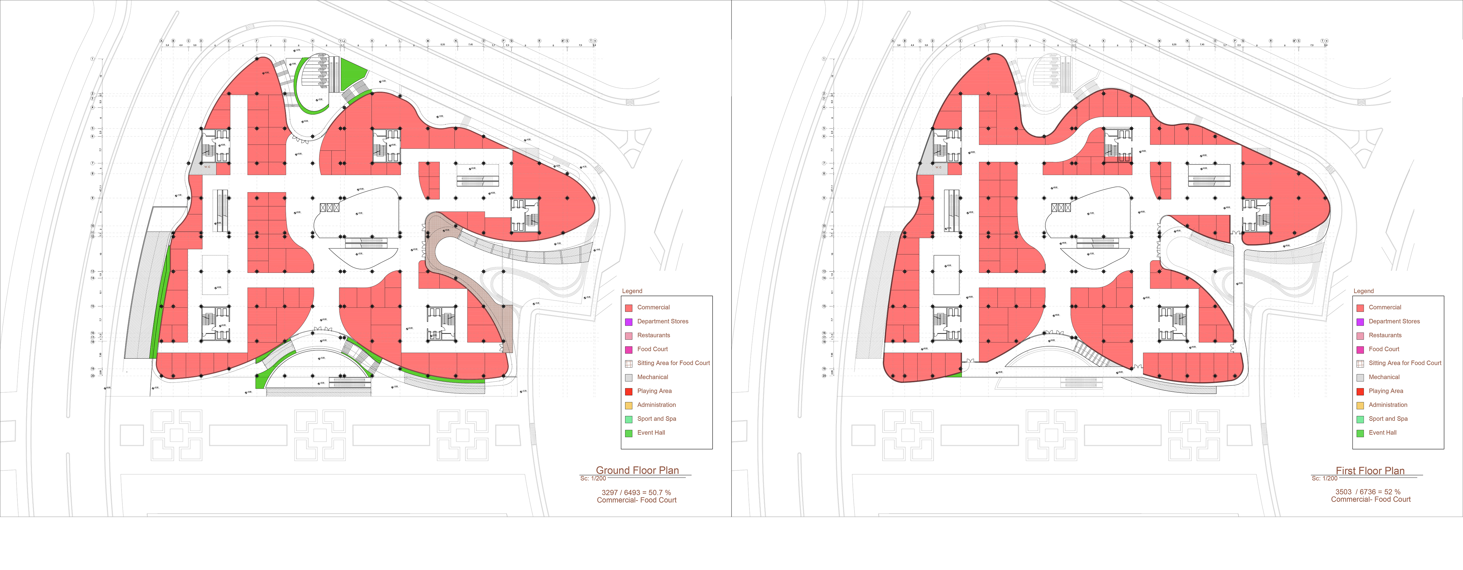 河流涌动的购物中心-21