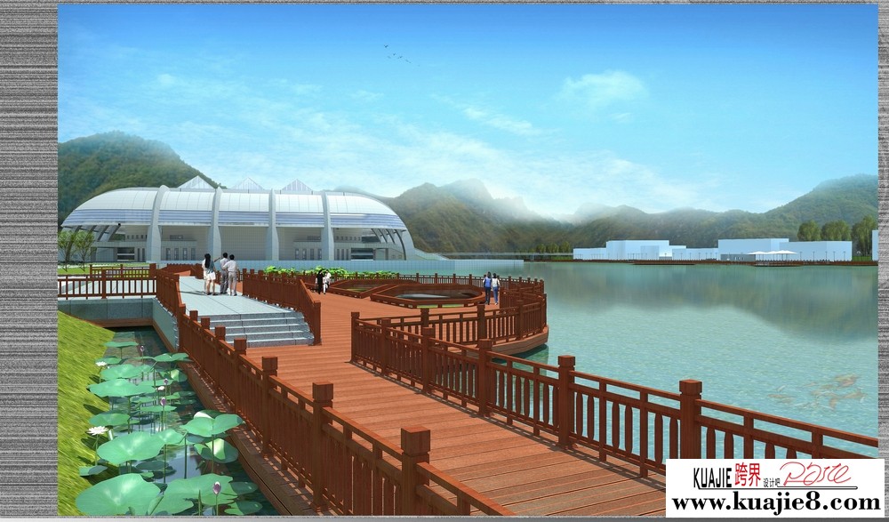 武当山新区 太极湖栈道景观-7