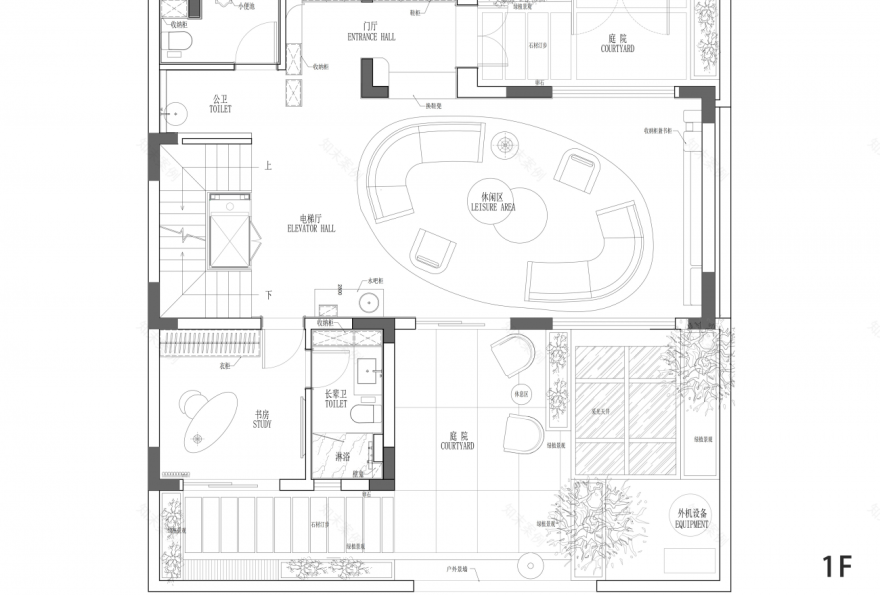 观享际 · 南京越城天地天籁536㎡别墅丨中国南京丨观享际SKH室内设计-189
