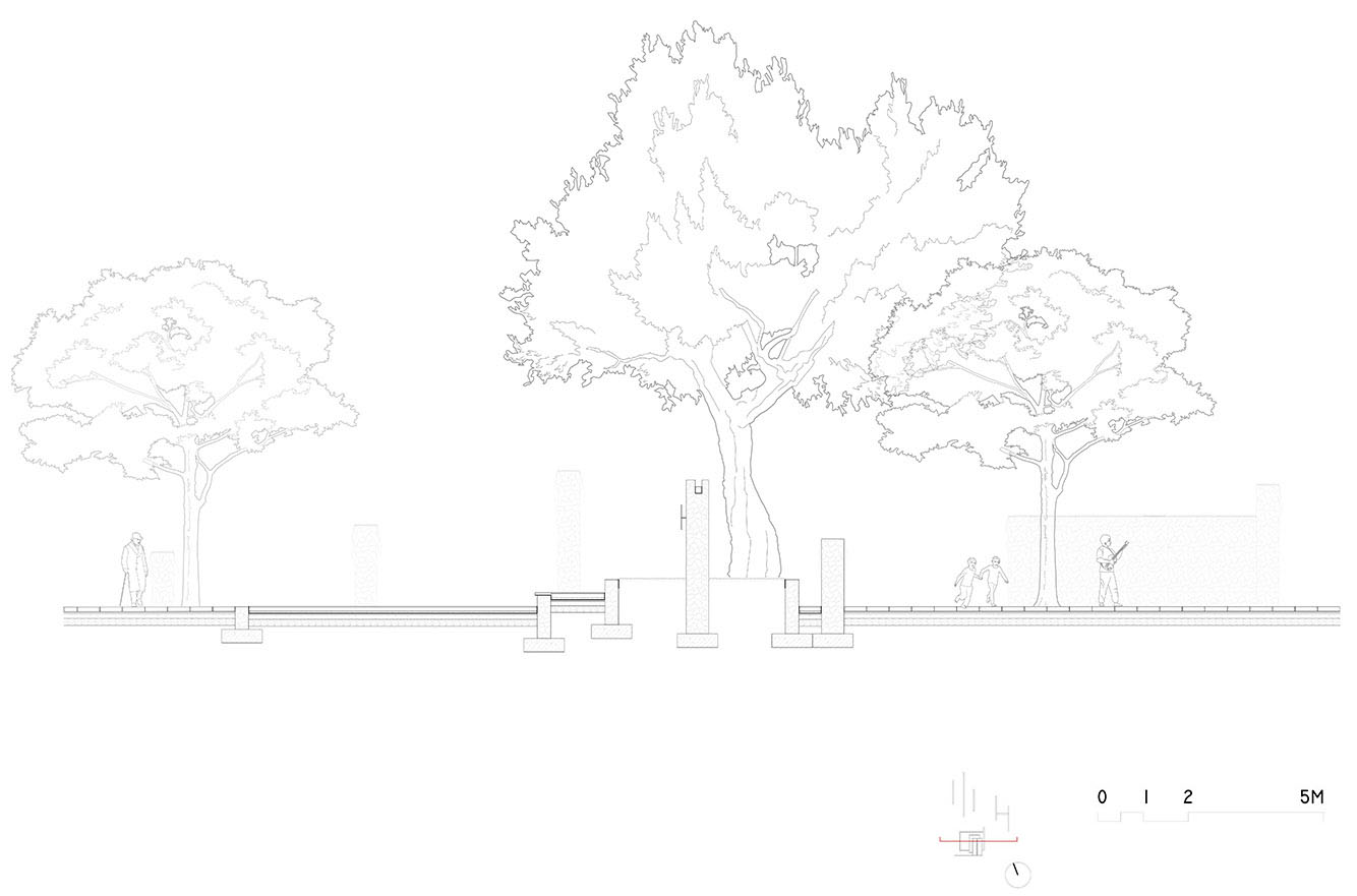 和平公园六号门暨天宝路入口更新改造，上海 / 致正建筑工作室-57