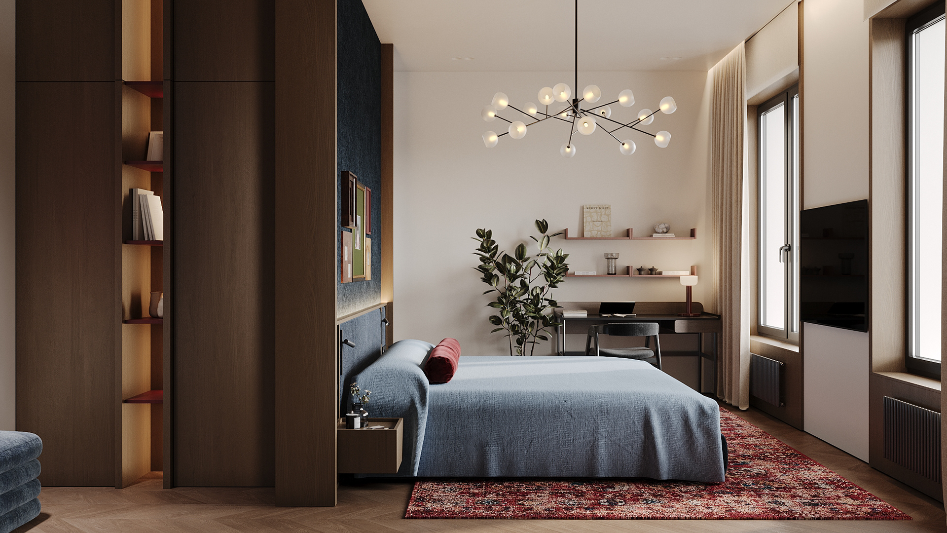 Zilart室内设计与可视化项目丨Rial bureau-22