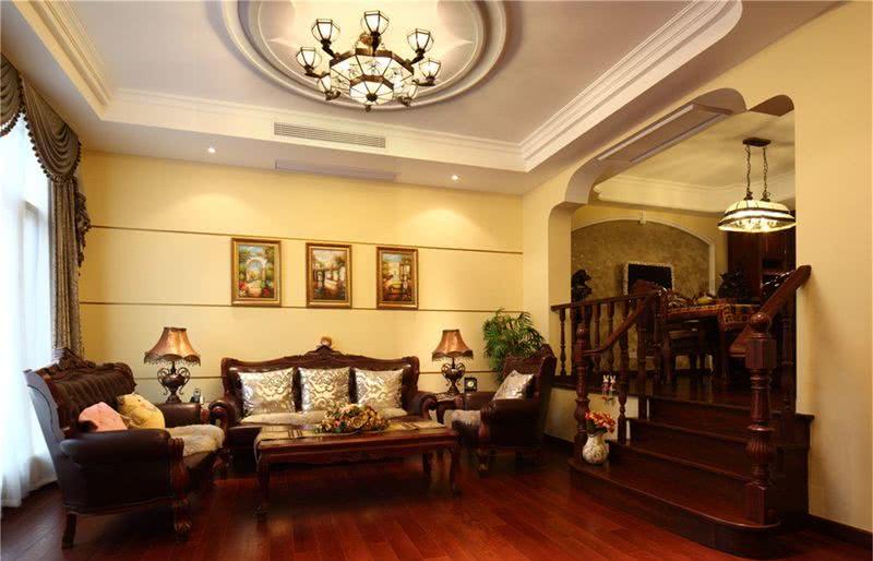 南郊中华园美式别墅风格设计实景展示-5