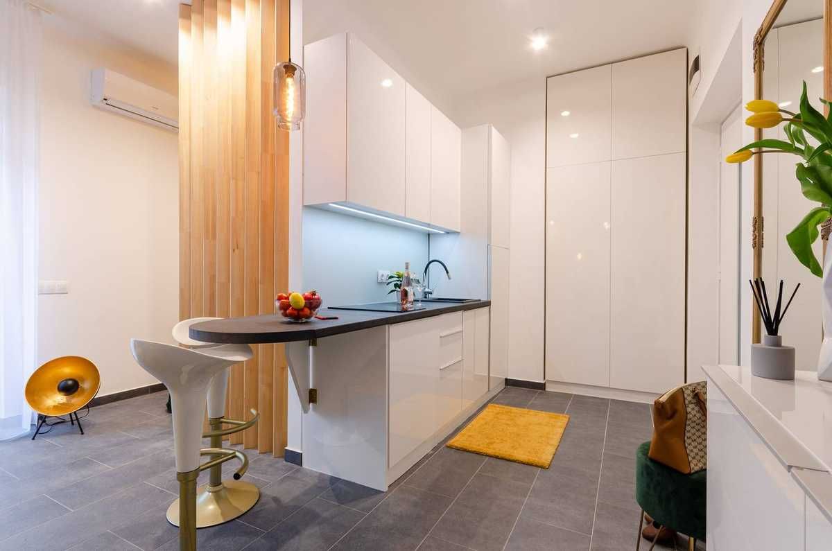 Квартиры студии в современном стиле, 5 проектов - Фото интерьеров-153