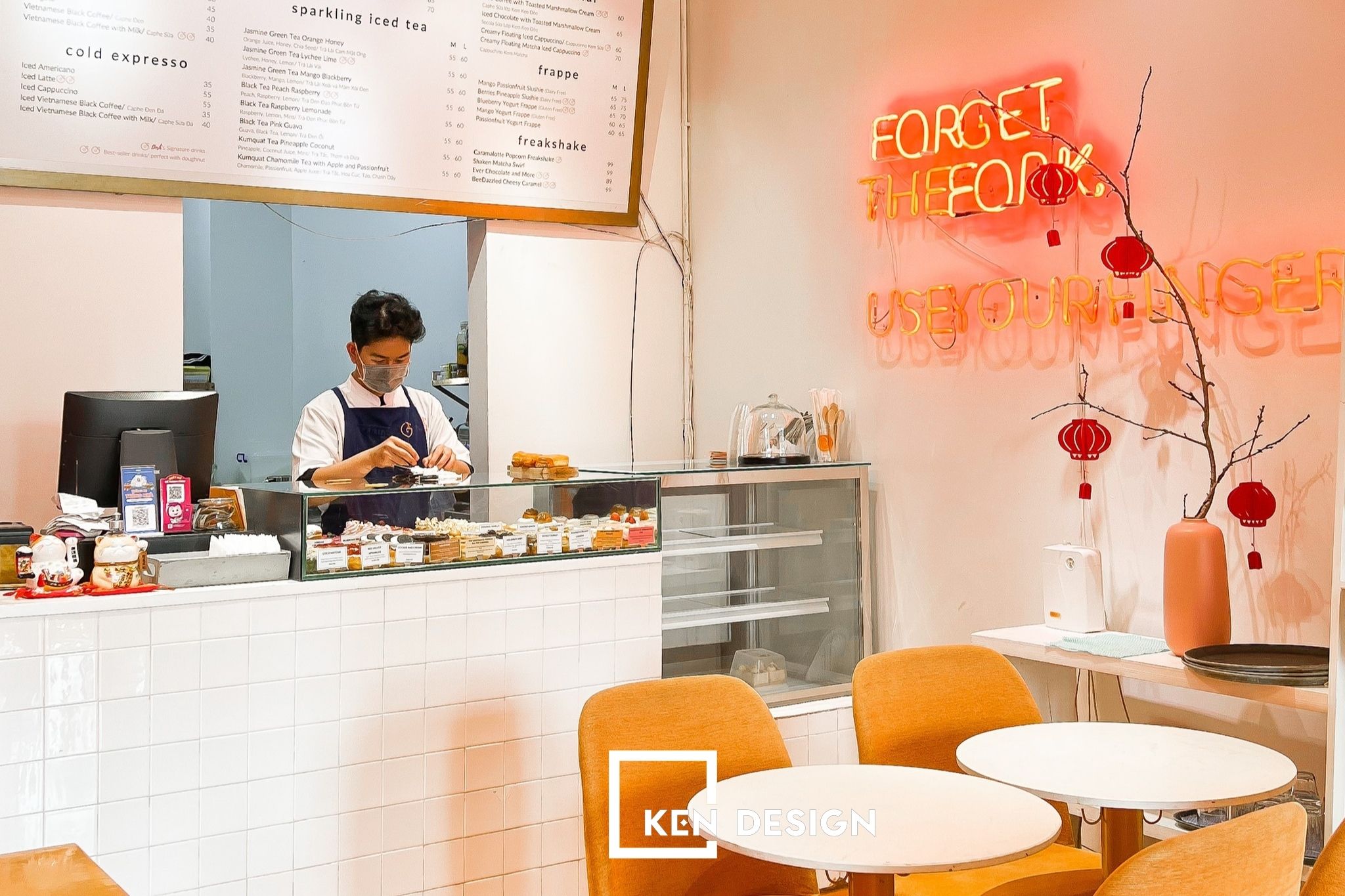 Dosh Doughtnut & Coffee设计丨越南胡志明市-59