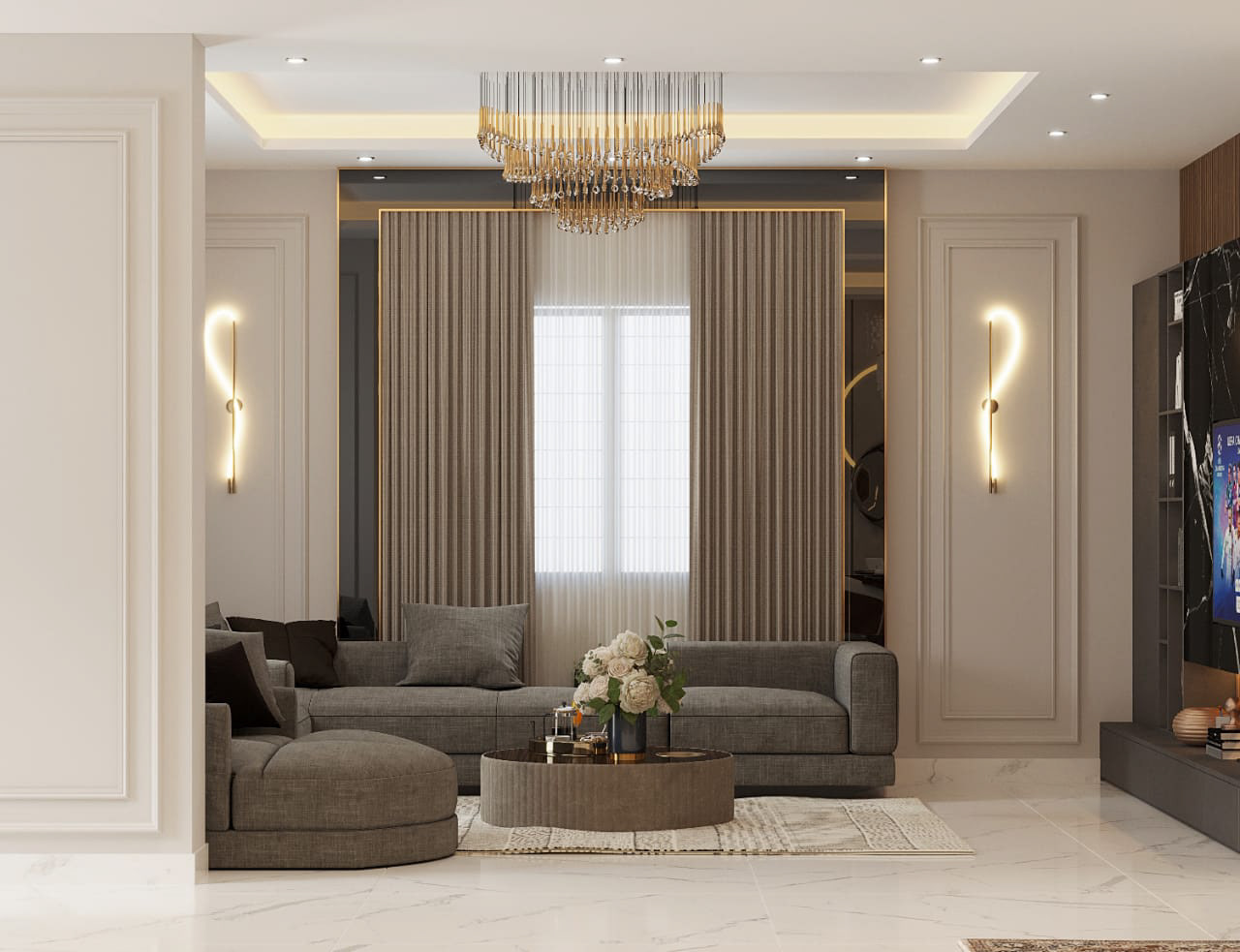 Neoclassic 公寓室内设计丨埃及开罗-4