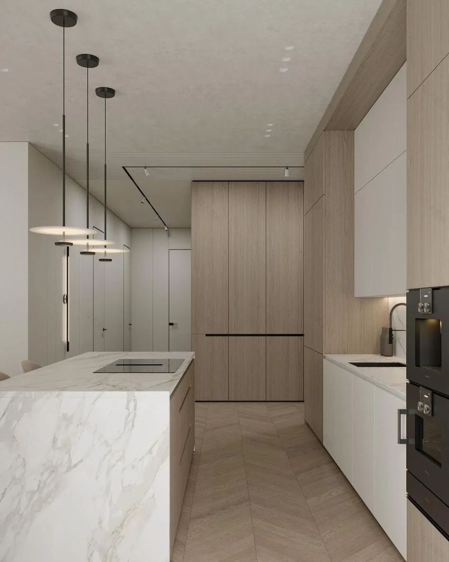 奶油色调的现代空间设计丨俄罗斯圣彼得堡丨DE&DE Studio-14