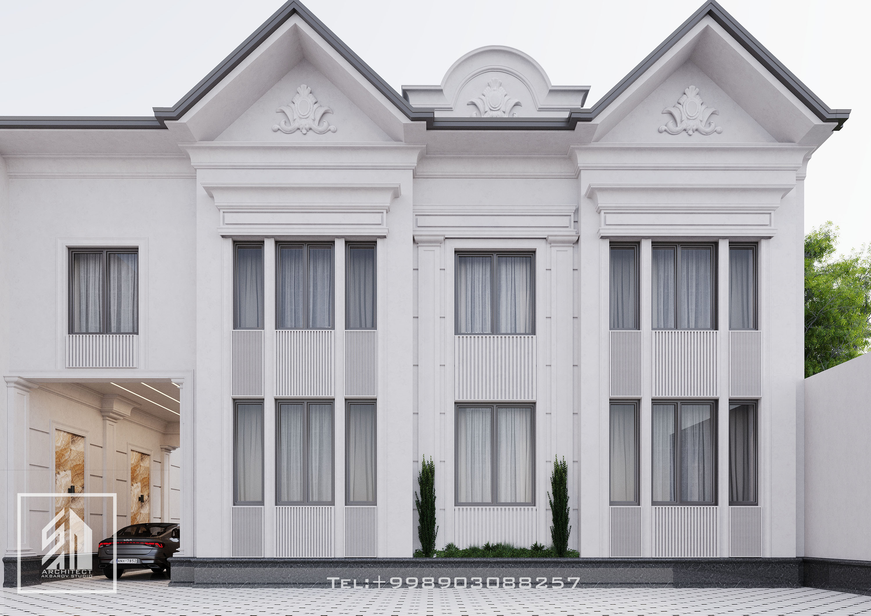 Neoclassical exterior design-12