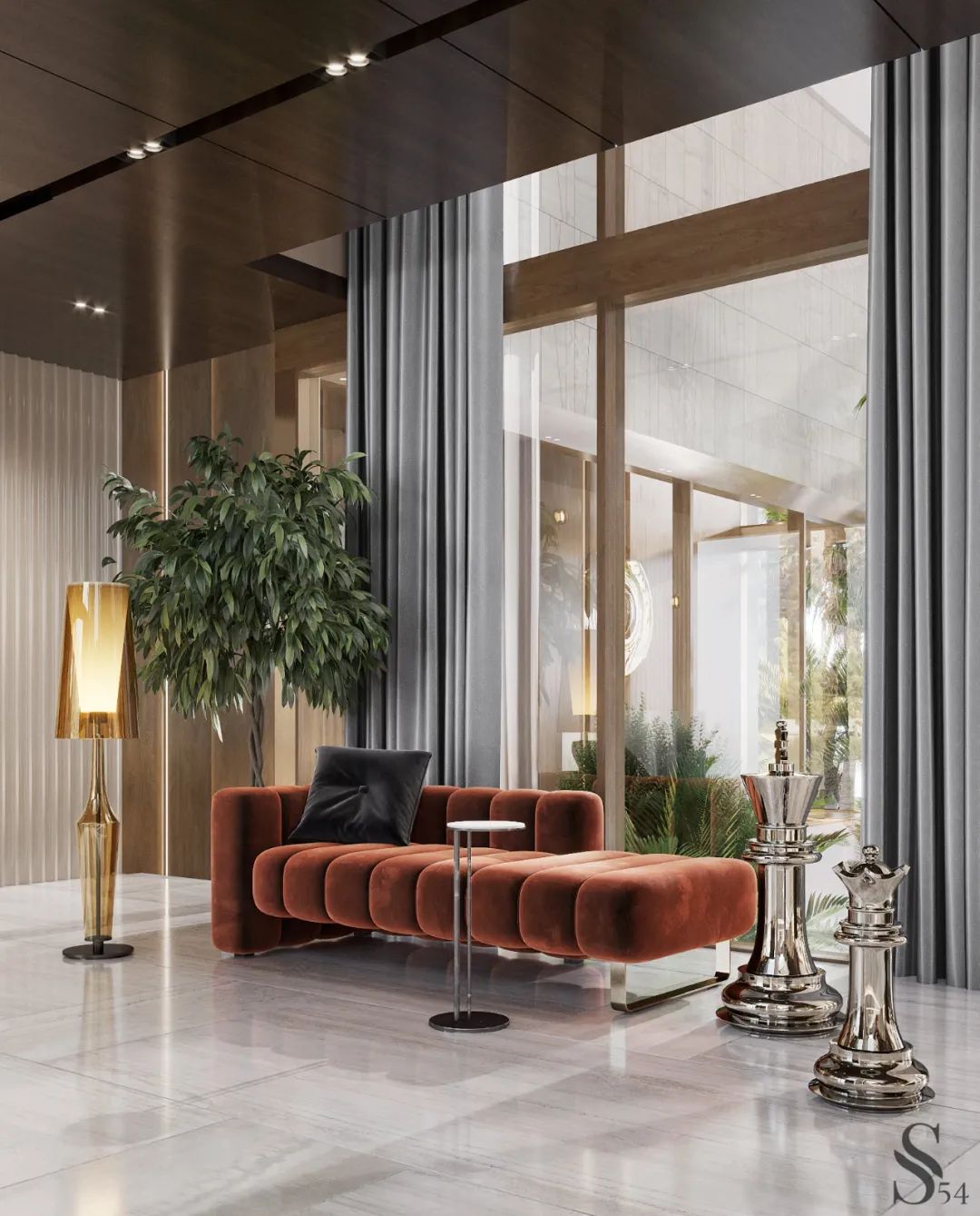 圣彼得堡900㎡森林别墅丨俄罗斯圣彼得堡丨STUDIA 54俄罗斯建筑设计工作室-71