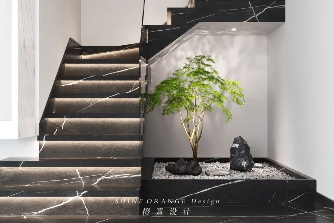 《海鲸》橙熹设计打造 160m²通透质感婚房,极简风格诠释生活美学-59