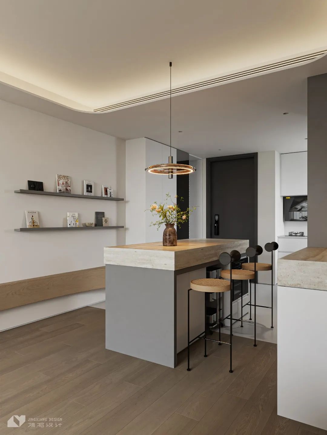 自然清新,功能优化的城市家居设计丨境相设计-6