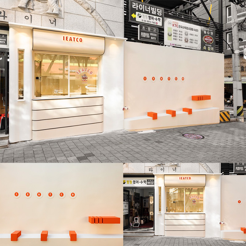 极简风格的咖啡厅室内设计-1