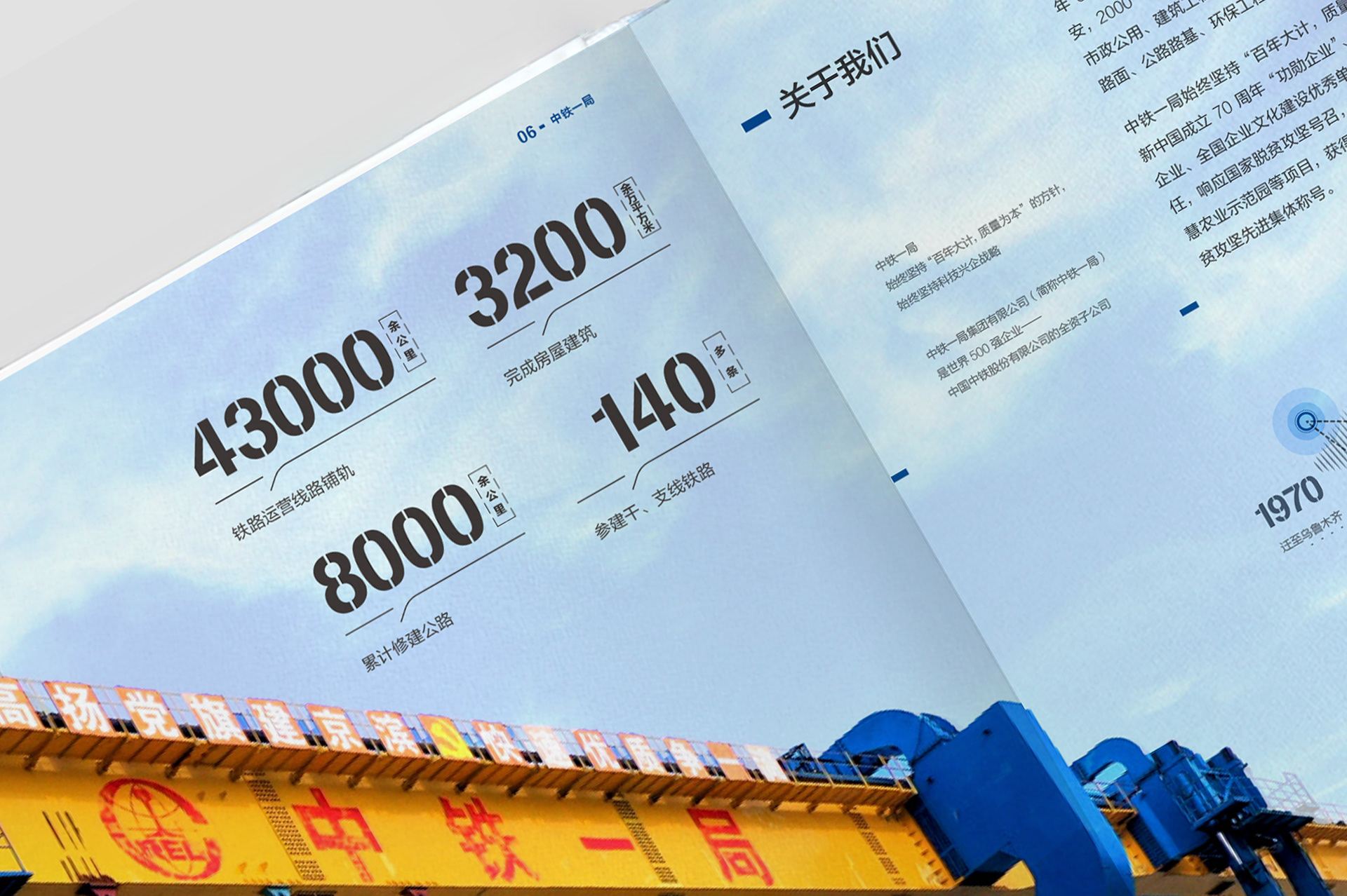 中国中铁一局精装宣传册设计-17