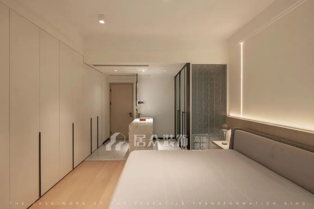 全案案例|圣莫丽斯180m²现代平层，塑造家的文艺范-38