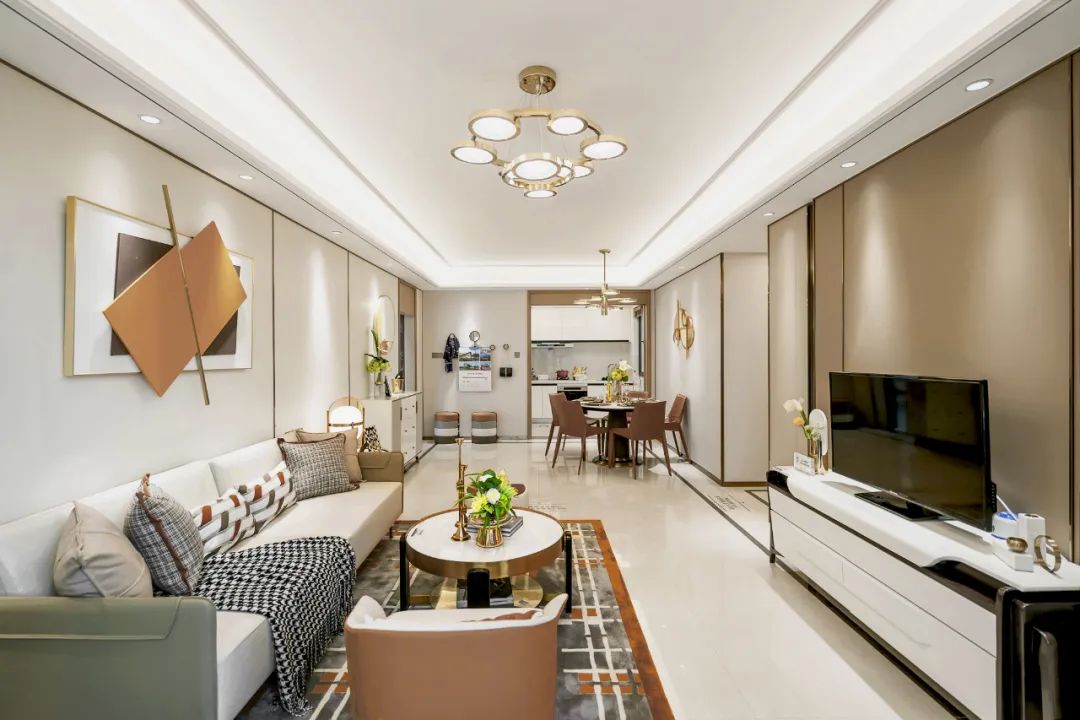 爱马仕轻奢++ 自然小清新，漓东新城样板房设计演绎优雅与清新-7