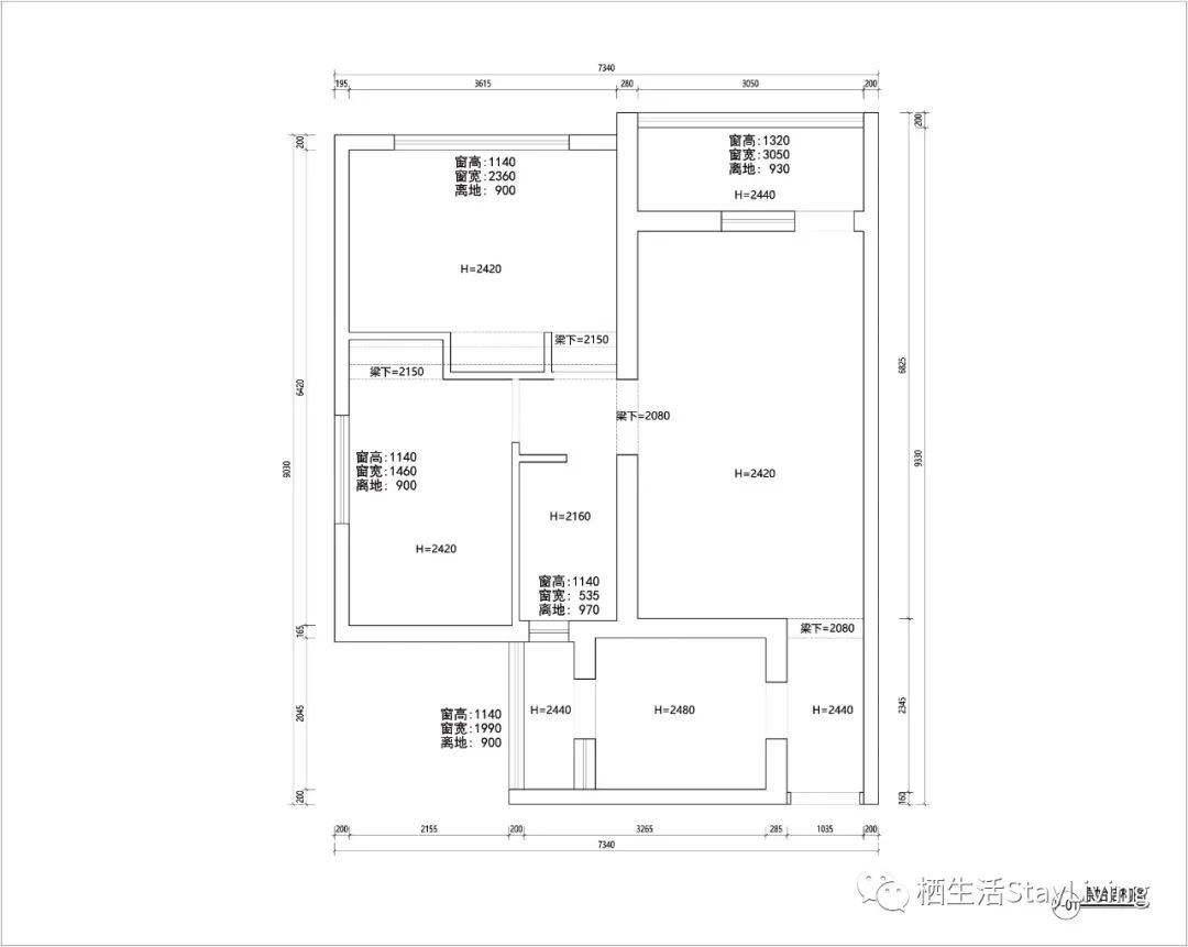 自然治愈系独居女性住宅设计丨中国深圳丨栖设计团队-8