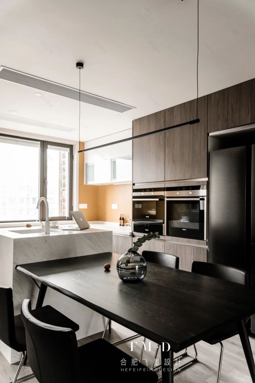 130㎡简约商务风家居,无主灯、中西厨、超级收纳...-38