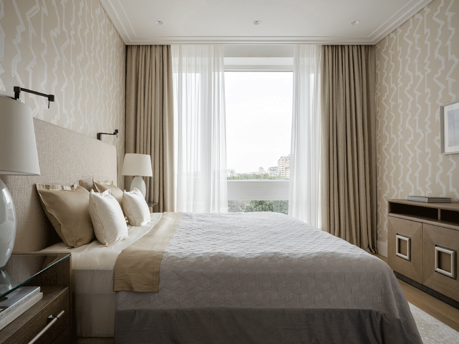 105㎡浅色基调公寓设计丨Ольга Зарецких-20