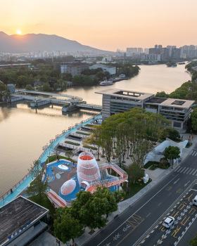 大运河无锡北塘大街段岸线丨中国无锡丨上海大观+泽柏景观