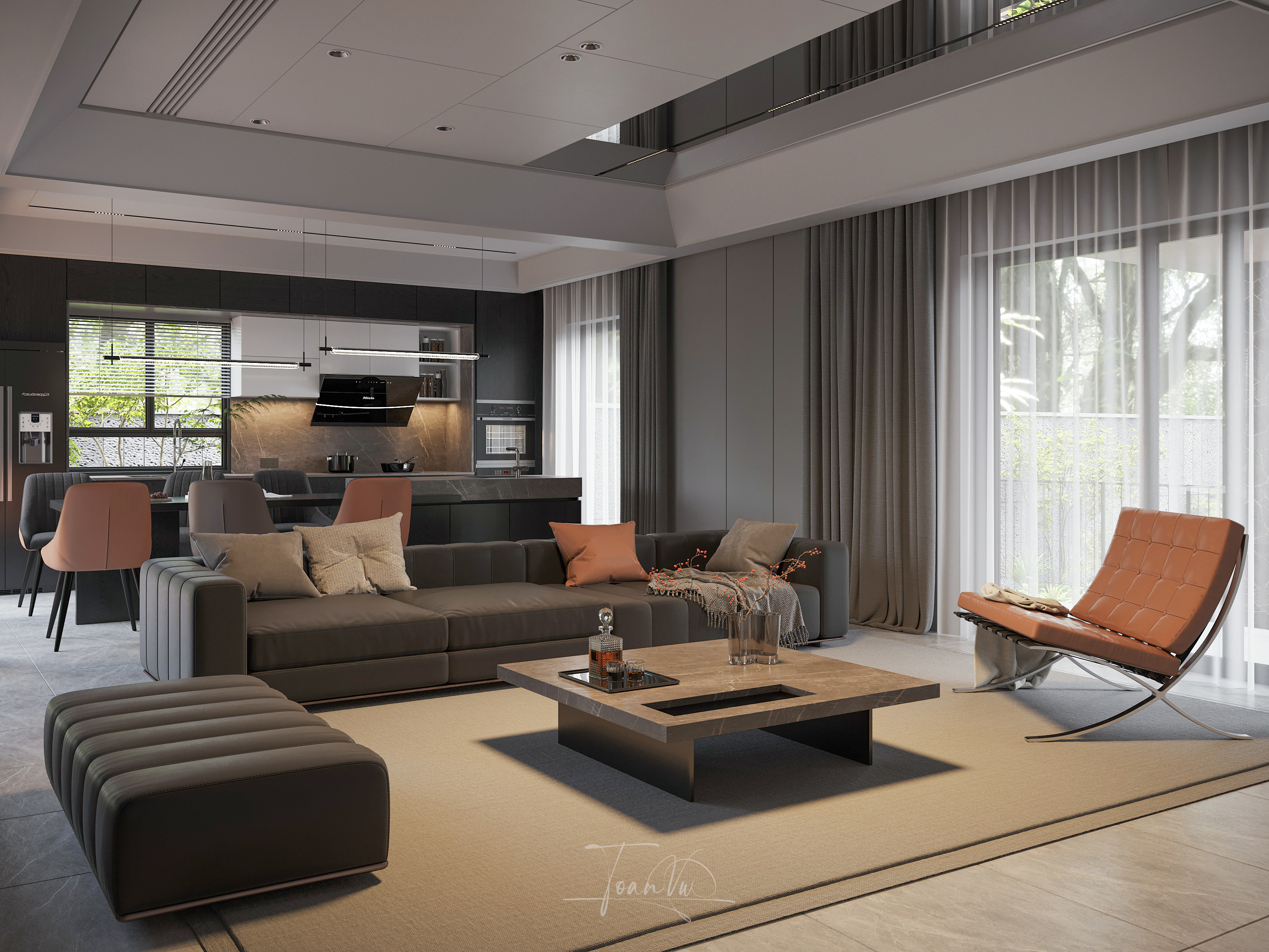 室内设计  客房 + 厨房丨TOAN VU DESIGN-2