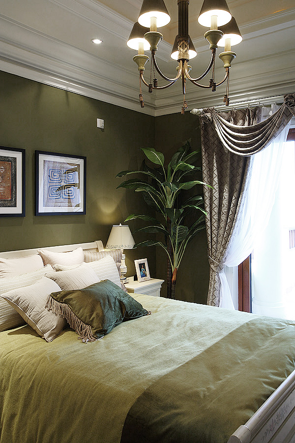 法式简约家装别墅样板房-33