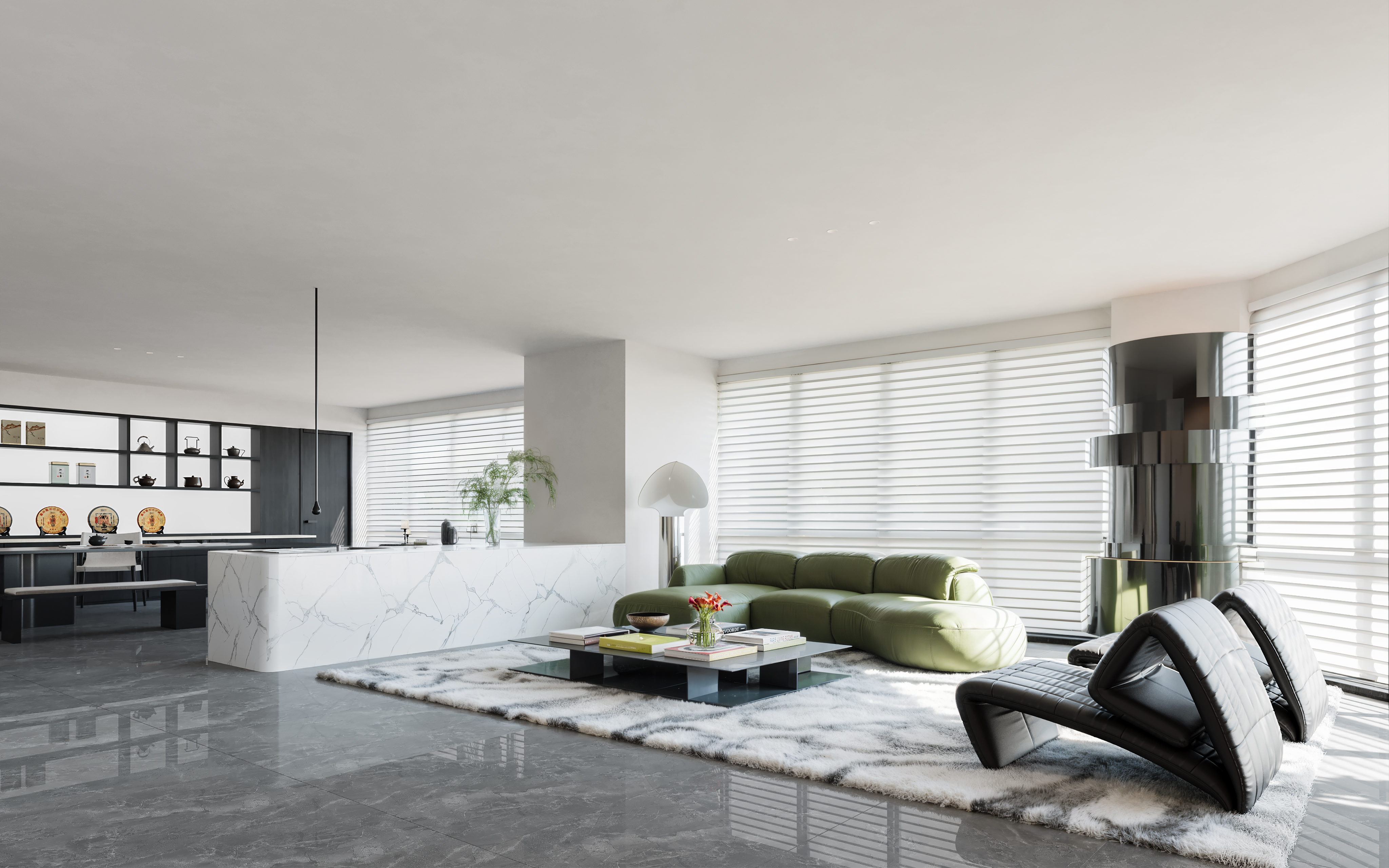 138平方大平层——现代设计长沙佐尚-2