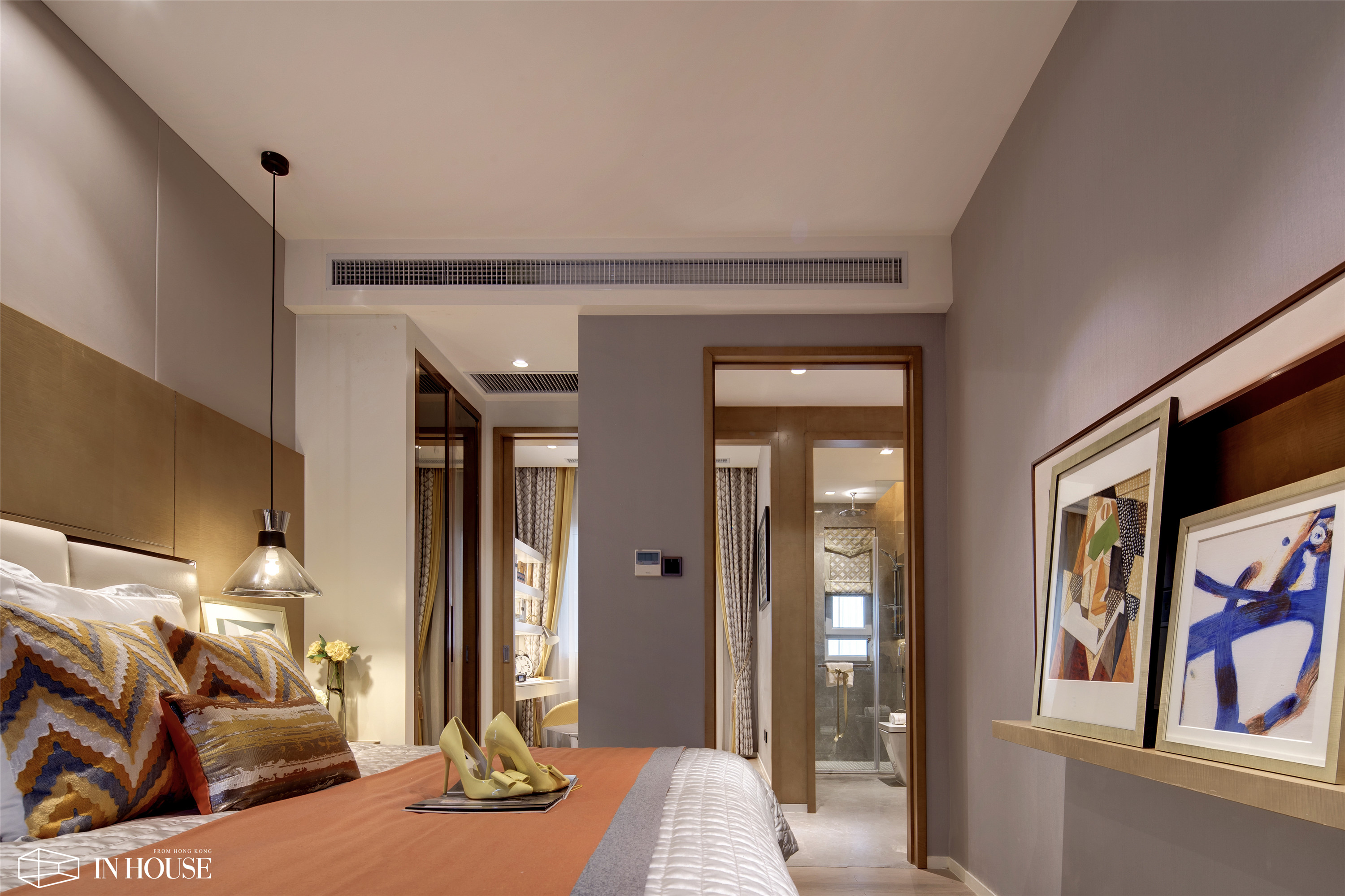 融创中新国际城95㎡样板间软装设计——INHOUSE设计-16