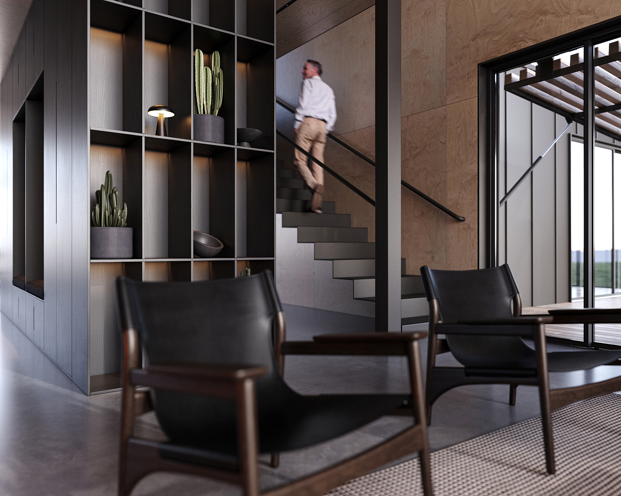 Barn House Interior — Concept Design & Visualization-6