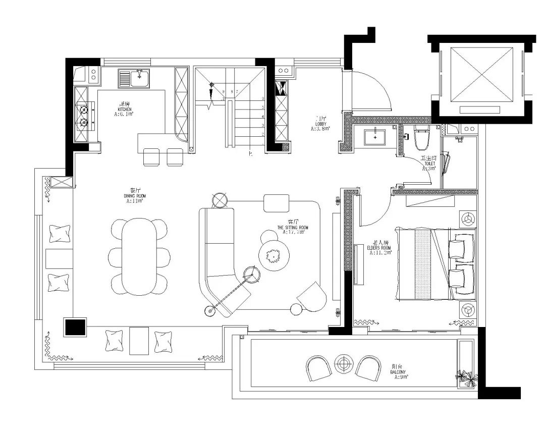 苏州太仓湖语颂 180 中叠样板间丨中国苏州丨元禾大千(软装),矩阵上海设计中心(硬装)-51