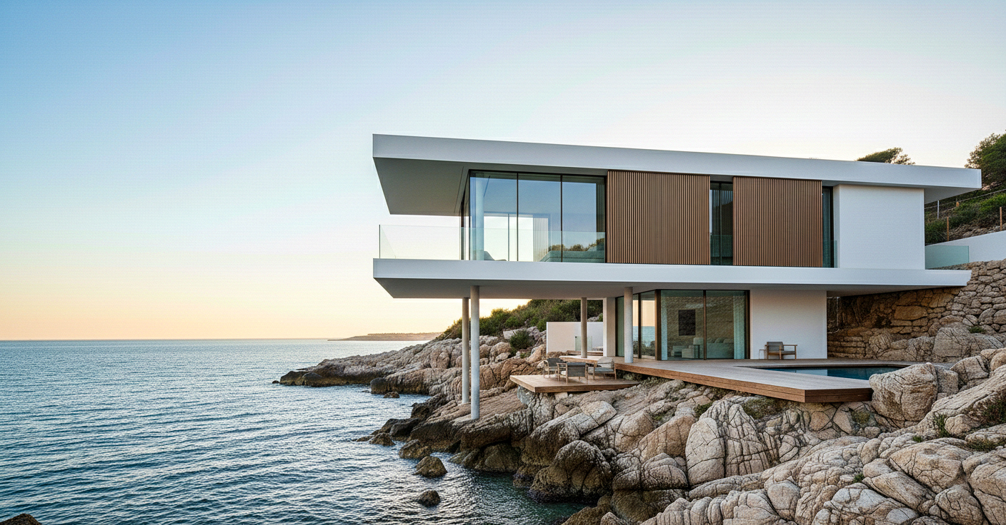 蓝岸别墅丨西班牙-3