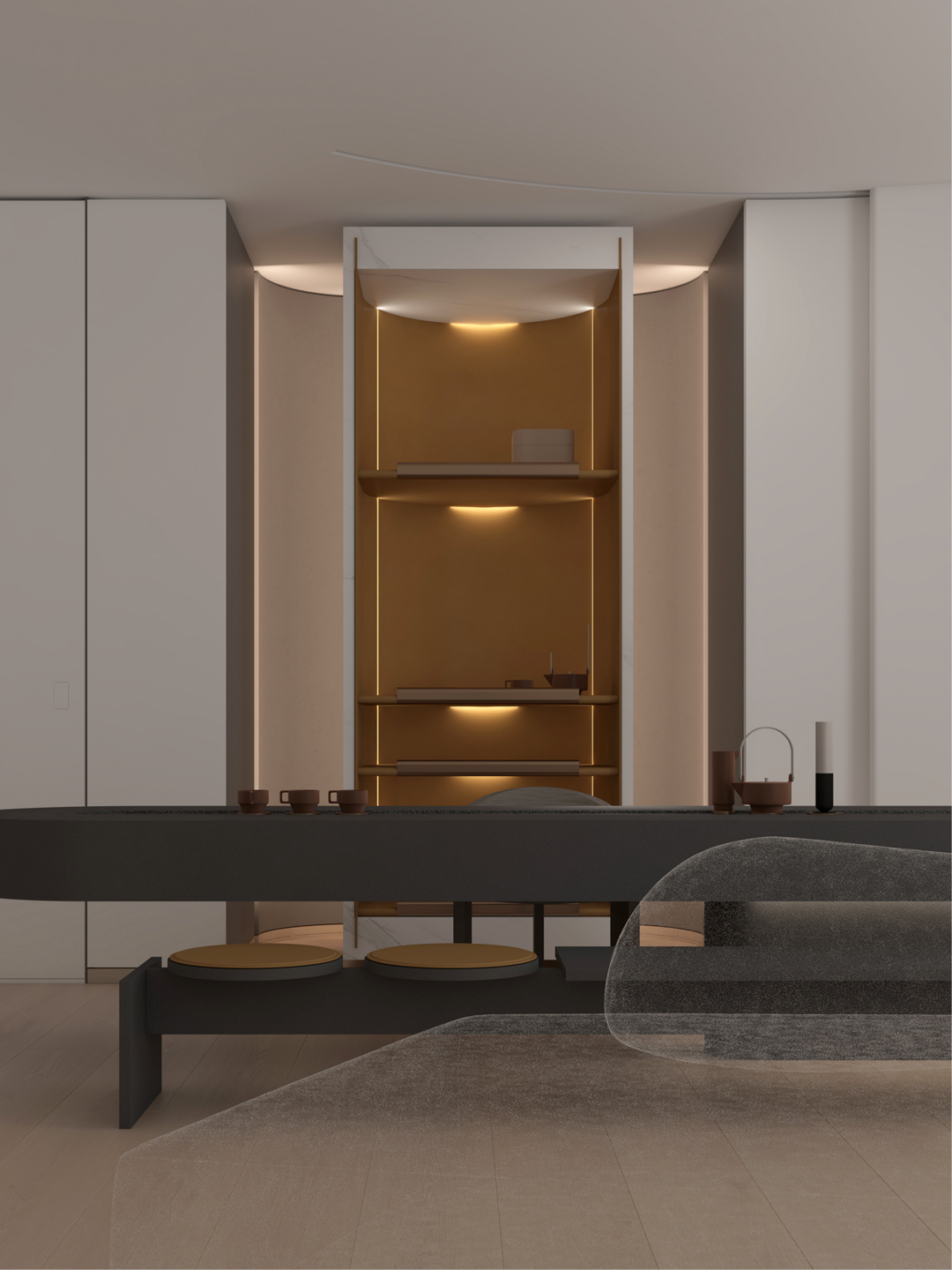 130㎡ 上海私宅 对望陆家嘴~ 实景拍摄-6