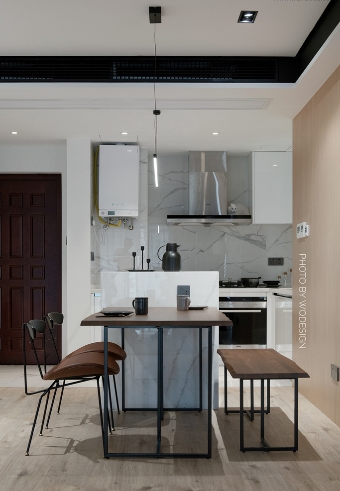 杭州江南国际城 105㎡原木极简空间设计-45