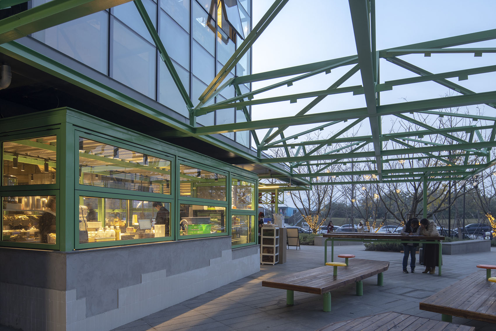 街边的绿色伞棚 · 五里关麓坊店 · 凡筑ArchFAN丨中国成都丨凡筑ArchFAN（成都凡筑建筑设计事务所有限公司）-40