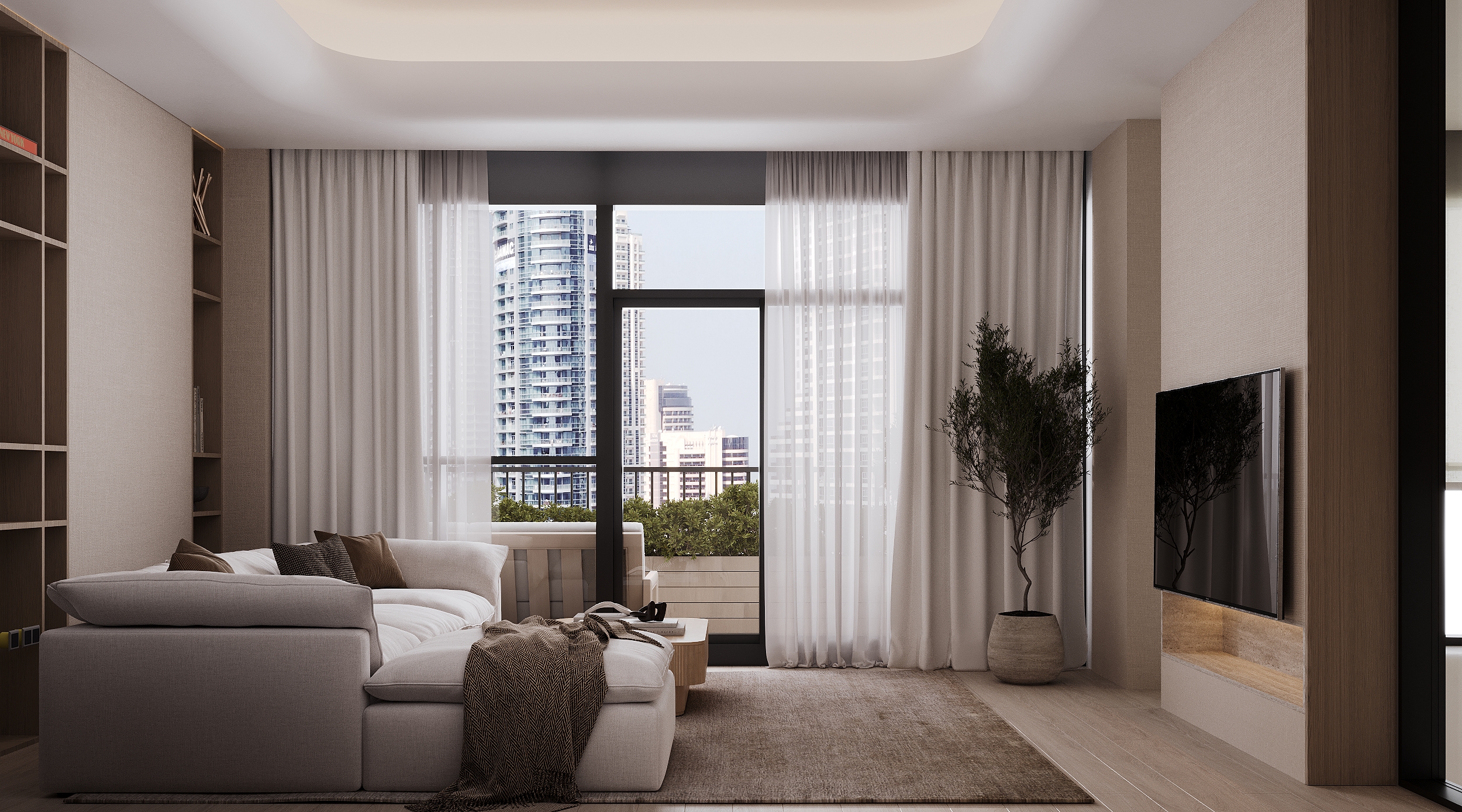 迪拜600平复式公寓可视化设计丨阿联酋迪拜-25