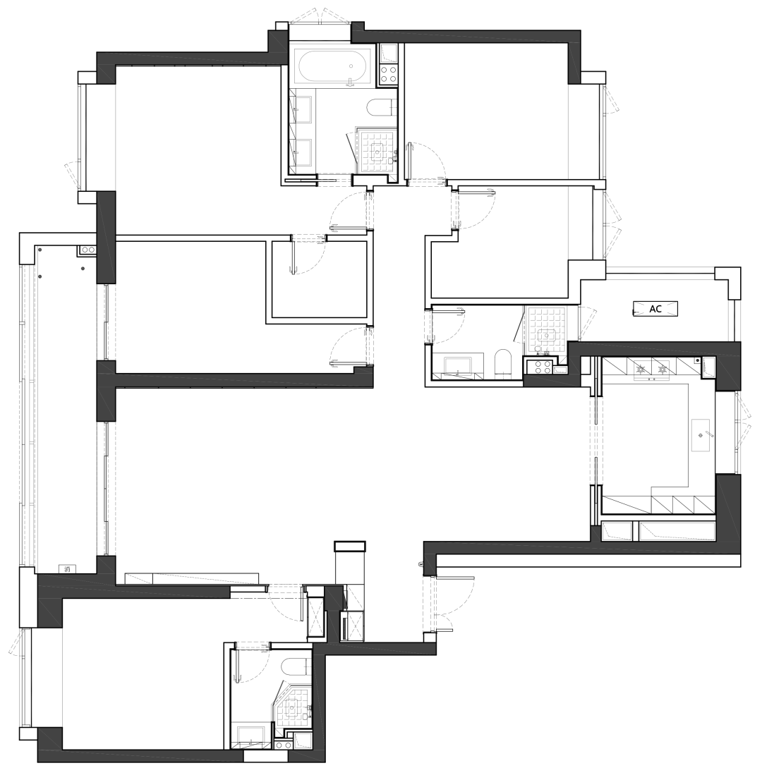 精装房改造 · 秩序与重塑丨中国杭州丨菲拉设计宋雄飞-93