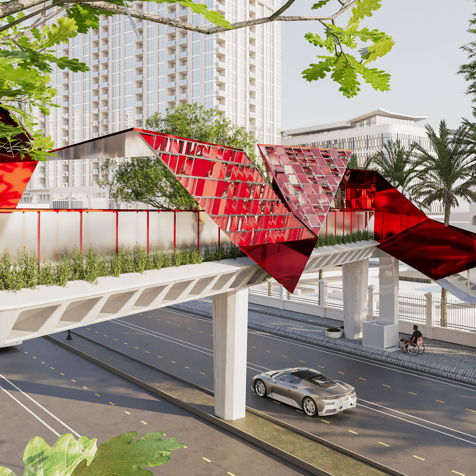 PEDESTRIAN BRIDGE COMPETITION DESIGN-5