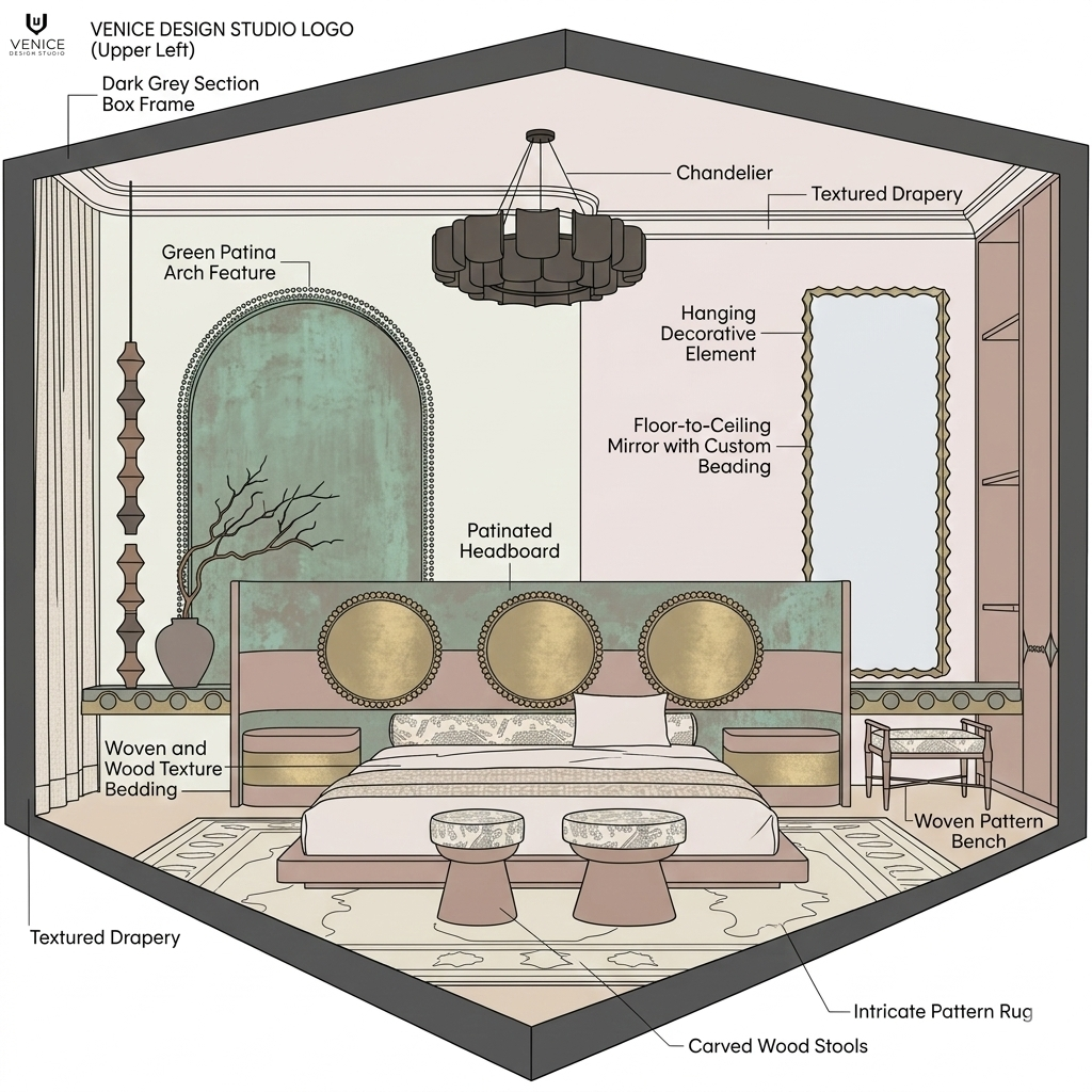 主卧室设计丨Mohammed Yossef-26