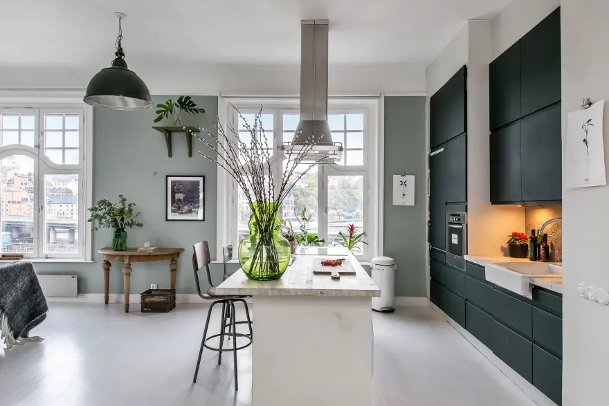 斯德哥尔摩中心区 93 平米“波西米亚布尔乔亚”公寓-4