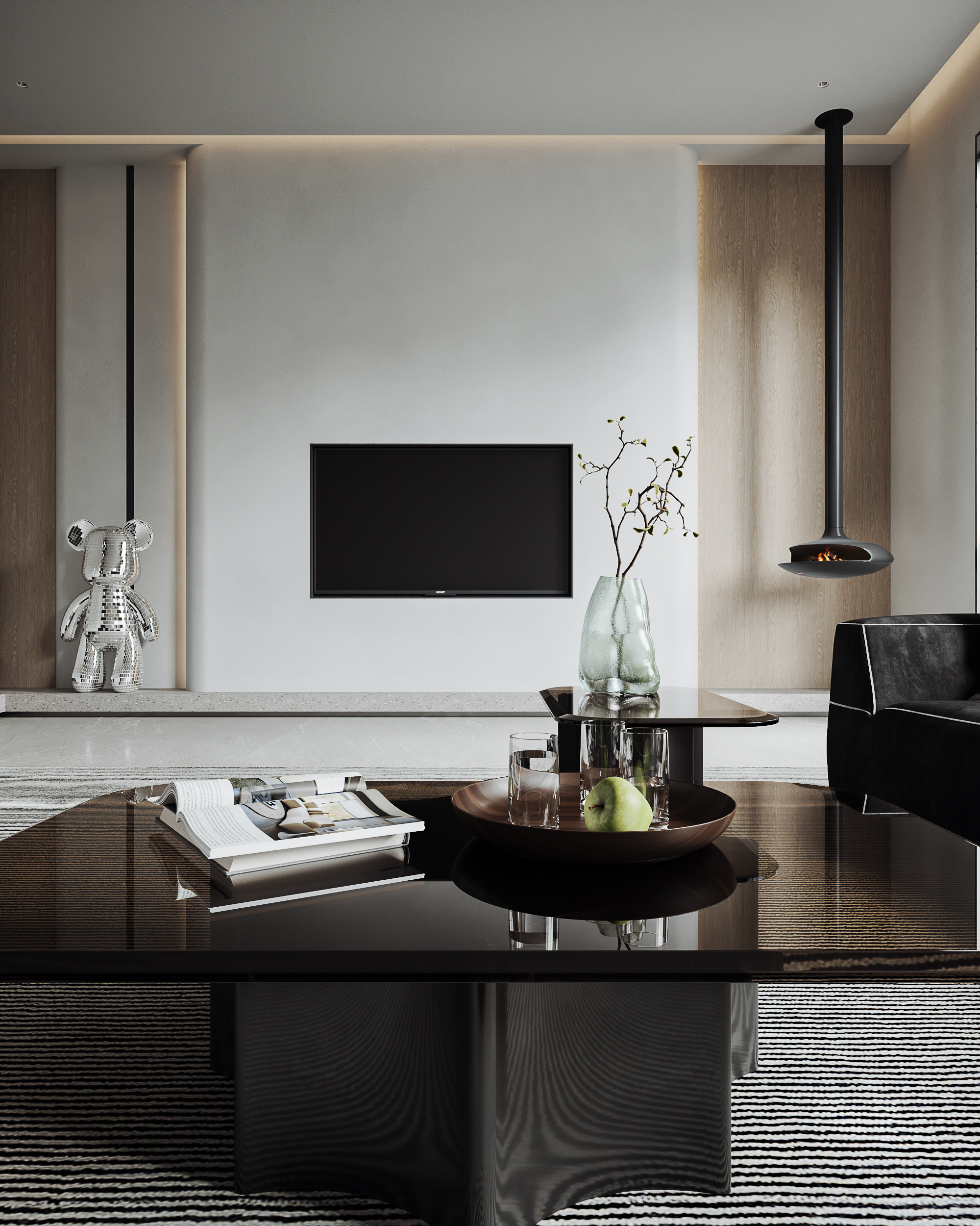 现代极简别墅-23