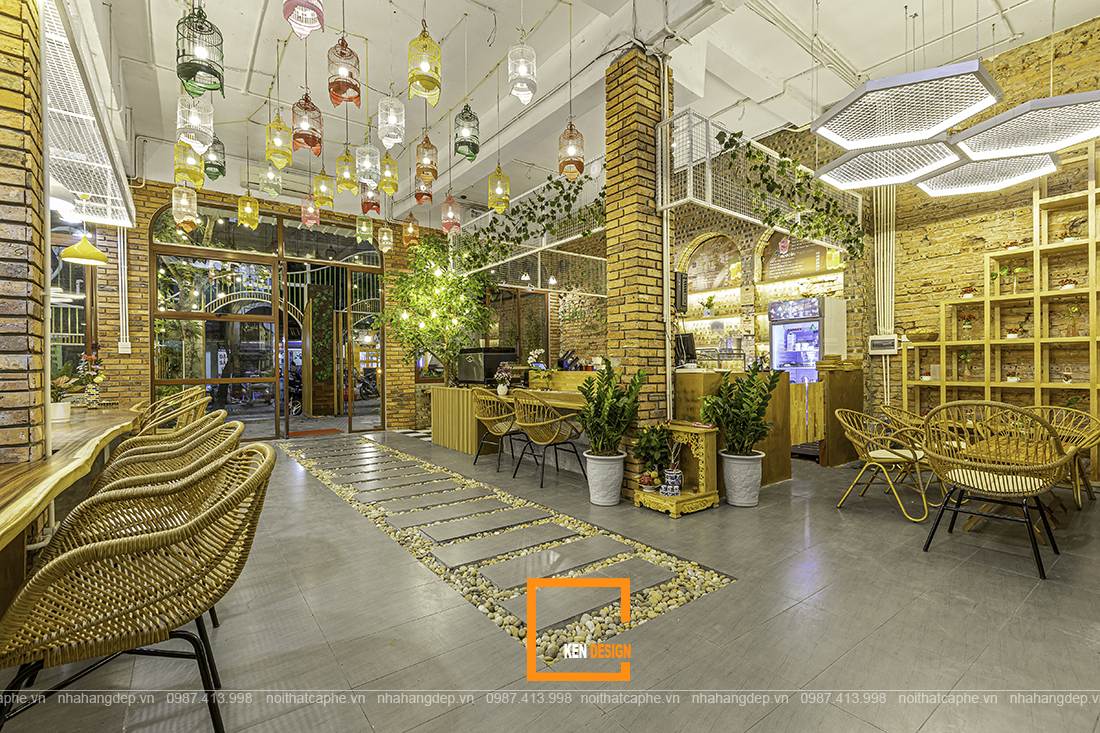 Hẻm咖啡馆装修工程丨越南河内丨KenDesign-36