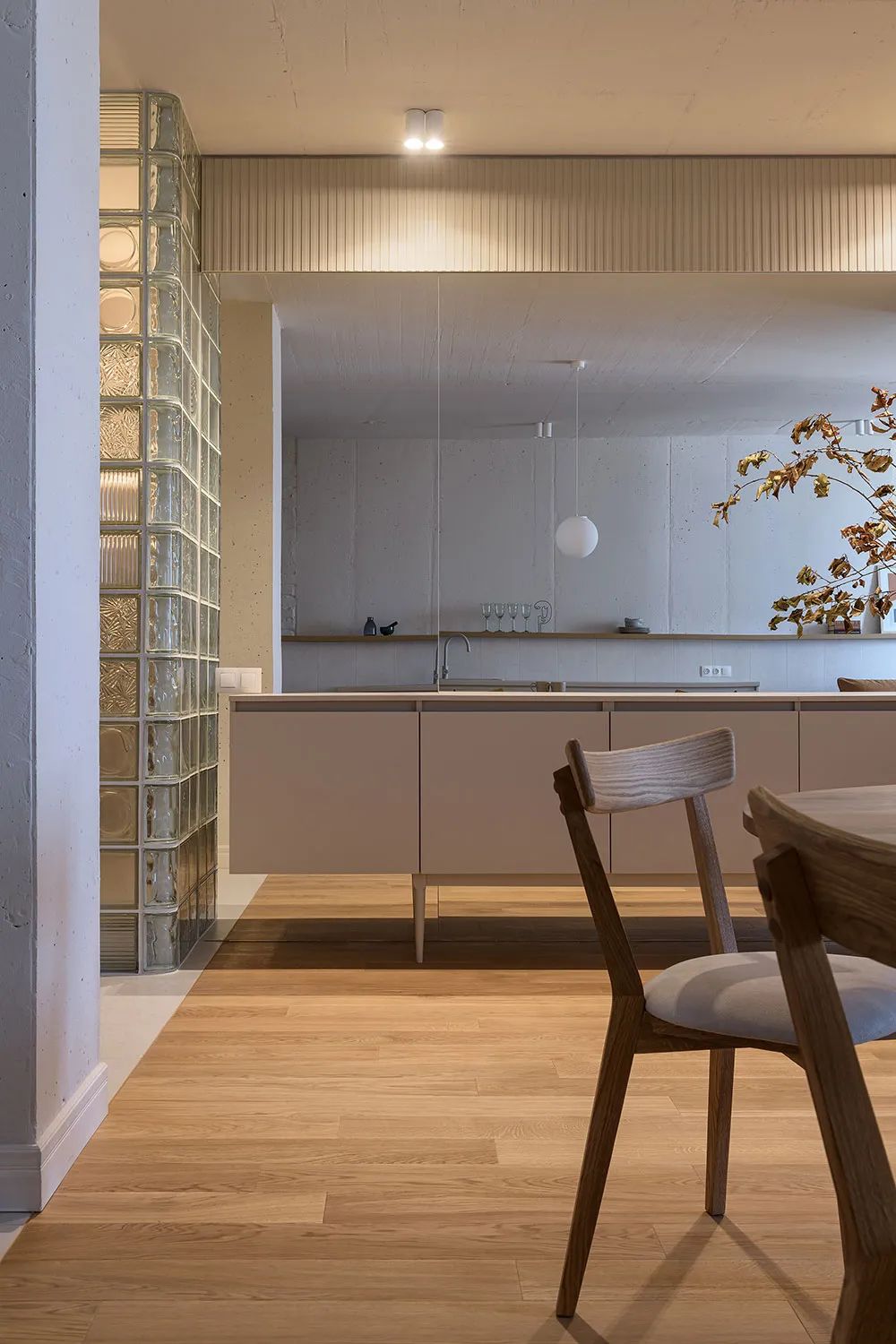 60㎡暖色质朴空间设计丨Denisenko Tatyana-25