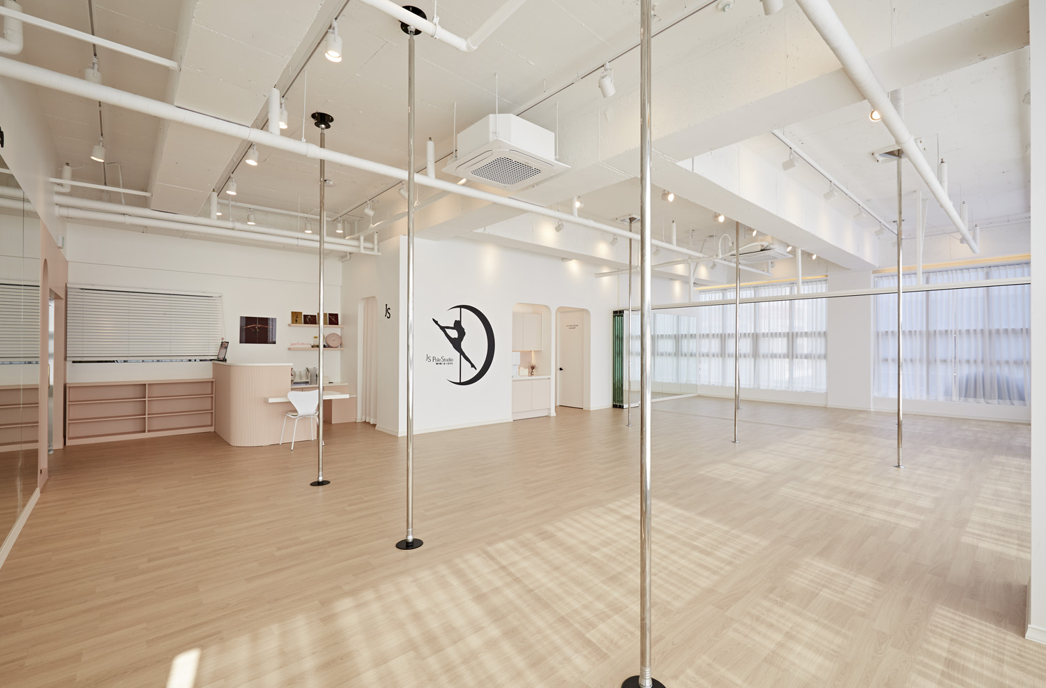 简约清新 45 坪舞蹈学院空间设计-3