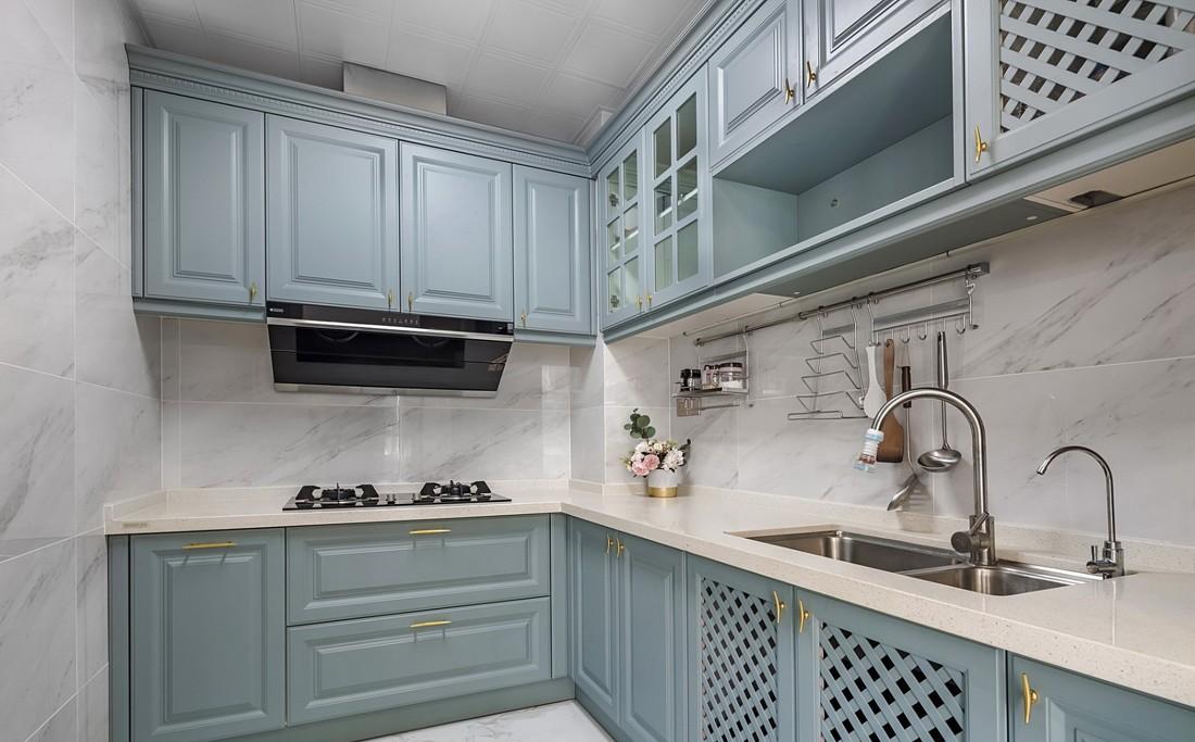 云端点墨设计丨公寓丨鎏砂 - 美式混搭风格餐厅与卧室设计-19