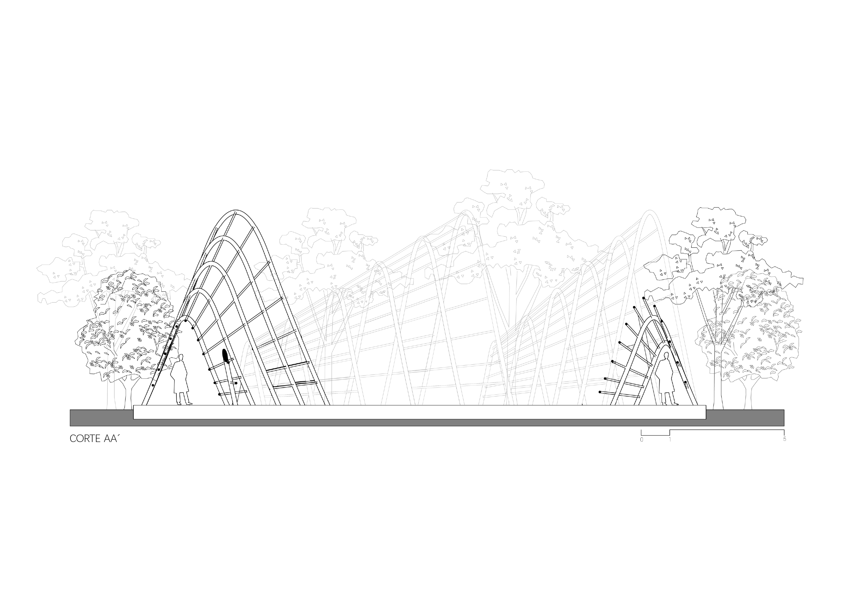 ARQT2211 Materiales y procesos _ Pabellón Los Arcos-11