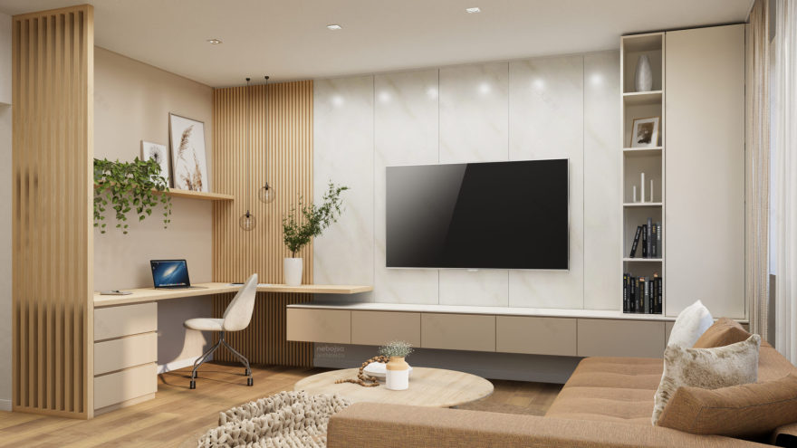 Flat visualization for a young couple | Nebojsa architekta-20