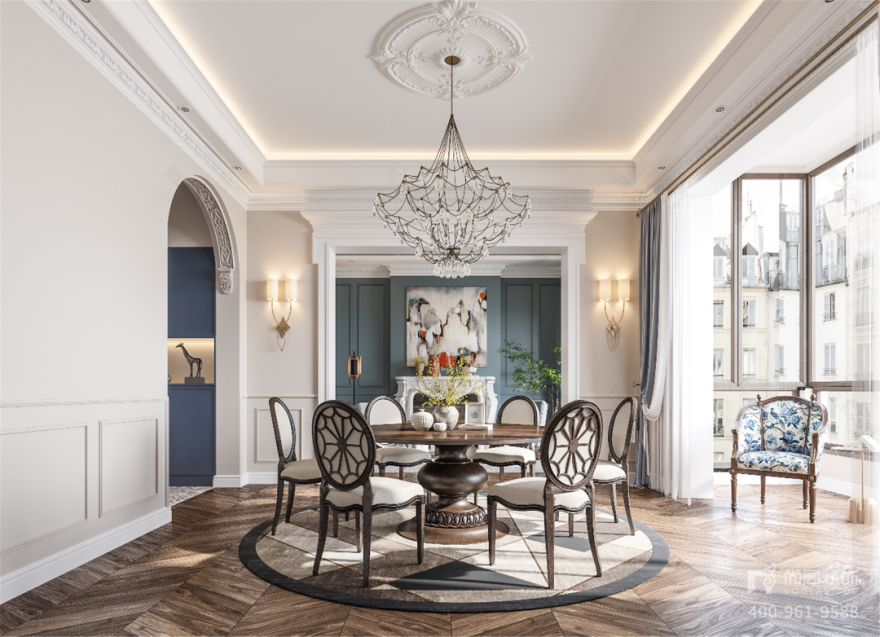 上海滩维多利亚风情空间设计丨中国上海丨上海尚层别墅装饰-12